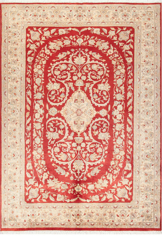 Tappeto orientale annodato a mano