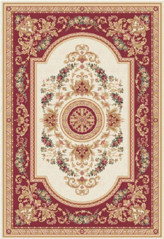 Tappeto orientale annodato a telaio meccanico